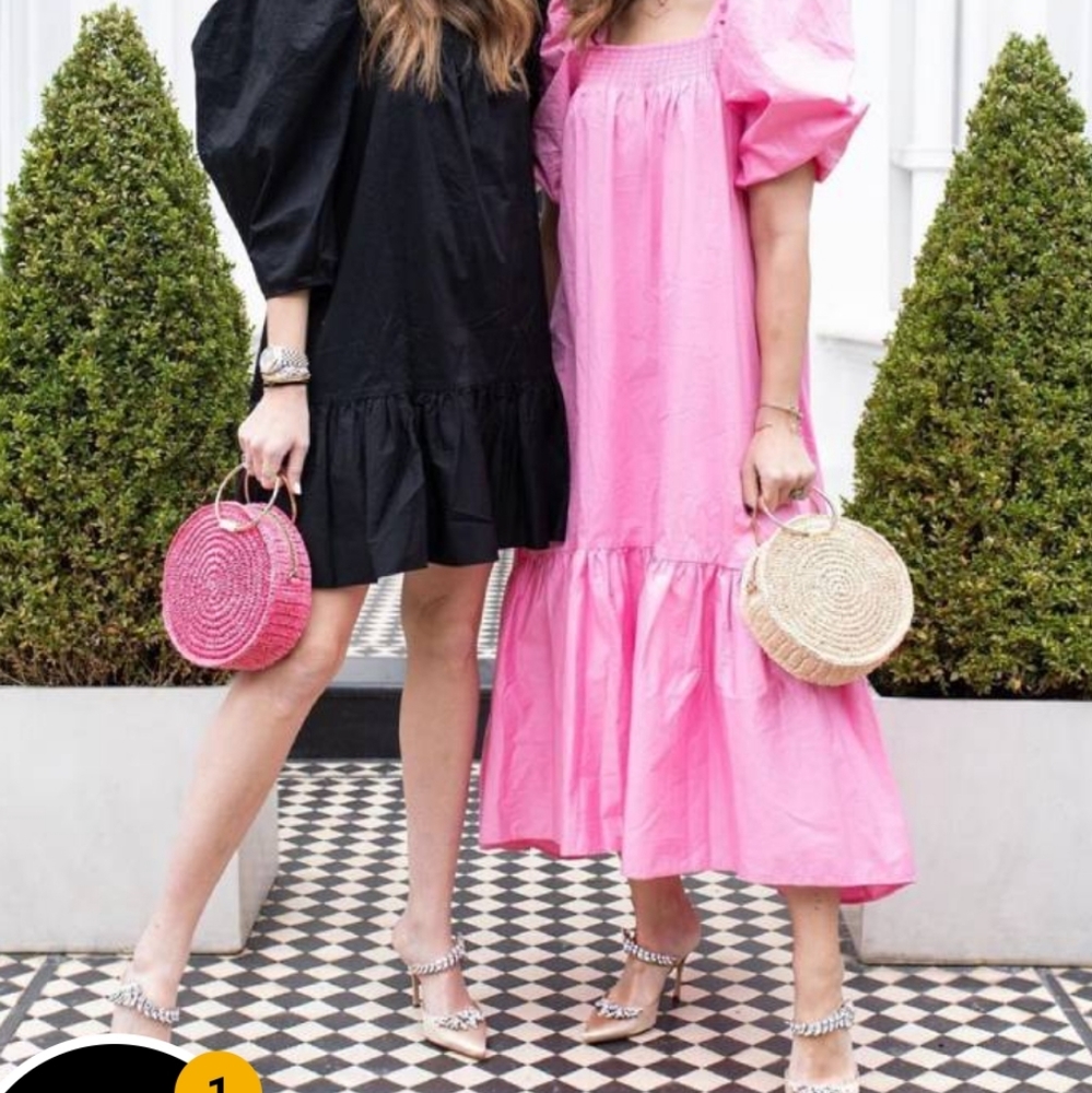 H&m puff sleeve dress